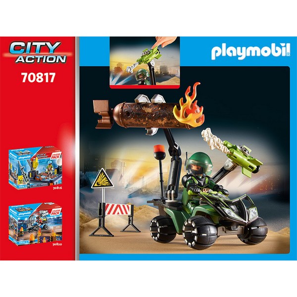 Playmobil 70817 Starter Pack Rendőrség veszélyes bevetésen